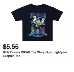 Five Below Kids Disney PIXAR Toy Story Buzz Lightyear Graphic Tee offer