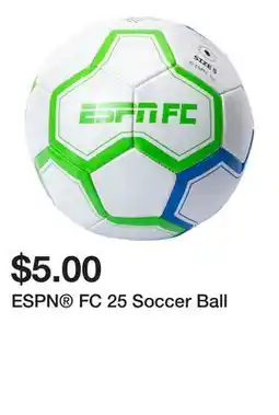 Five Below ESPN FC 25 Soccer Ball offer