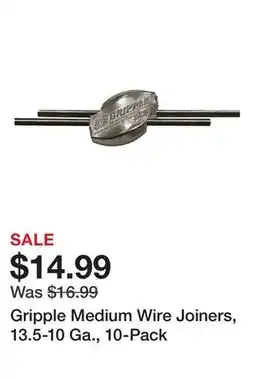 Tractor Supply Company Gripple Medium Wire Joiners, 13.5-10 Ga., 10-Pack offer