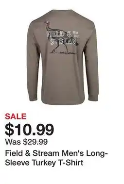 Tractor Supply Company Field & Stream Men's Long-Sleeve Turkey T-Shirt offer