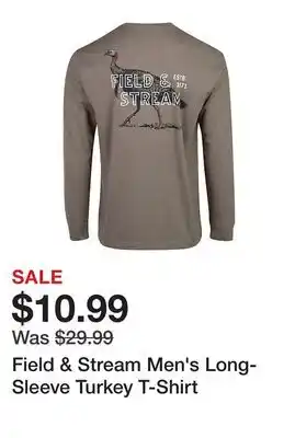 Tractor Supply Company Field & Stream Men's Long-Sleeve Turkey T-Shirt offer