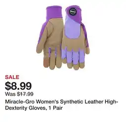Tractor Supply Company Miracle-Gro Women's Synthetic Leather High-Dexterity Gloves, 1 Pair offer