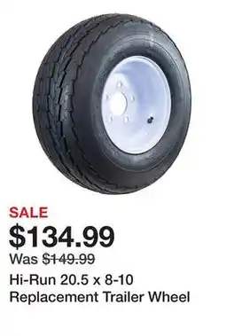 Tractor Supply Company Hi-Run 20.5 x 8-10 Replacement Trailer Wheel offer