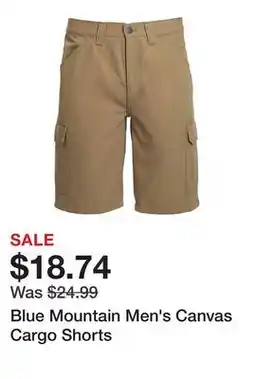 Tractor Supply Company Blue Mountain Men's Canvas Cargo Shorts offer