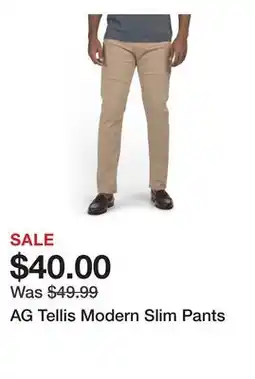 Marshalls AG Tellis Modern Slim Pants offer