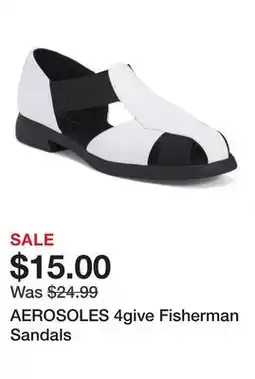 Marshalls AEROSOLES 4give Fisherman Sandals offer