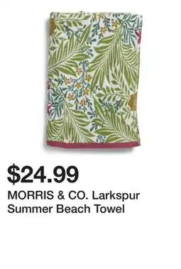 Marshalls MORRIS & CO. Larkspur Summer Beach Towel offer