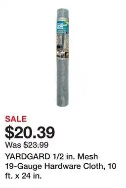 Tractor Supply Company YARDGARD 1/2 in. Mesh 19-Gauge Hardware Cloth, 10 ft. x 24 in offer