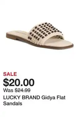 Marshalls LUCKY BRAND Gidya Flat Sandals offer