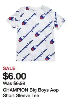Marshalls CHAMPION Big Boys Aop Short Sleeve Tee offer
