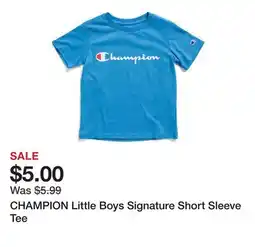 Marshalls CHAMPION Little Boys Signature Short Sleeve Tee offer