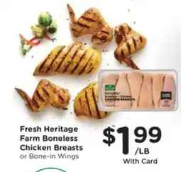Pick'n Save Fresh Heritage Farm Boneless Chicken Breasts offer