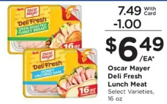Pick'n Save Oscar Mayer Deli Fresh Lunch Meat offer