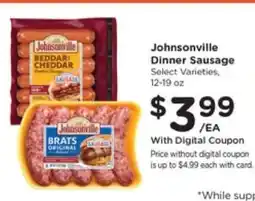 Pick'n Save Johnsonville Dinner Sausage offer