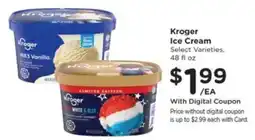Pick'n Save Kroger Ice Cream offer
