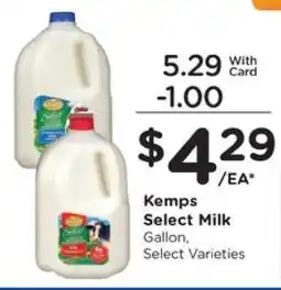 Pick'n Save Kemps Select Milk offer