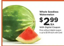 Pick'n Save Whole Seedless Watermelon offer