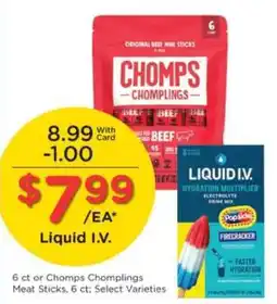 Pick'n Save Liquid I. V offer