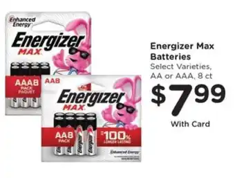 Pick'n Save Energizer Max Batteries offer