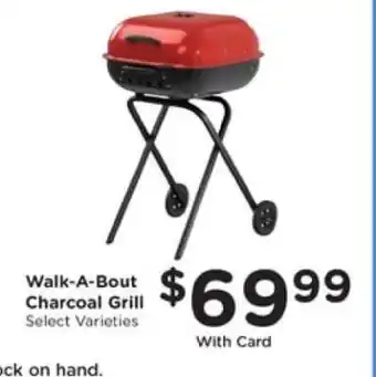 Pick'n Save Walk-A-Bout Charcoal Grill offer
