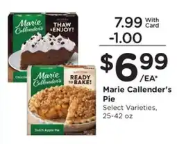 Pick'n Save Marie Callender's Pie offer