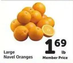 Safeway Large Navel Oranges offer