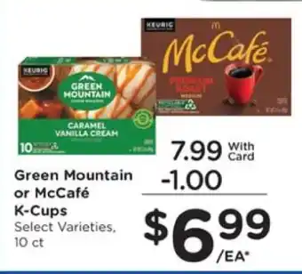 Pick'n Save Green Mountain or McCafé K-Cups offer