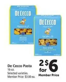 Safeway De Cecco Pasta offer