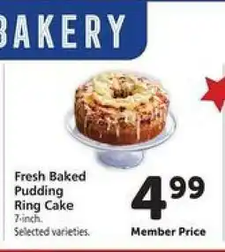 Safeway Fresh Baked Pudding Ring Cake offer