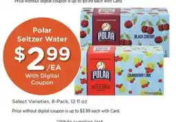 Pick'n Save Polar Seltzer Water offer