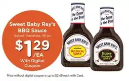 Pick'n Save Sweet Baby Ray's BBQ Sauce offer