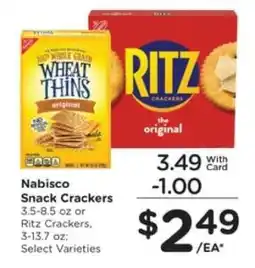 Pick'n Save Nabisco Snack Crackers offer