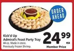 Safeway Kick'd Up Admiral’s Feast Party Tray offer