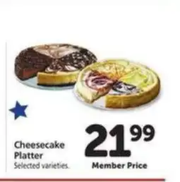 Safeway Cheesecake Platter offer