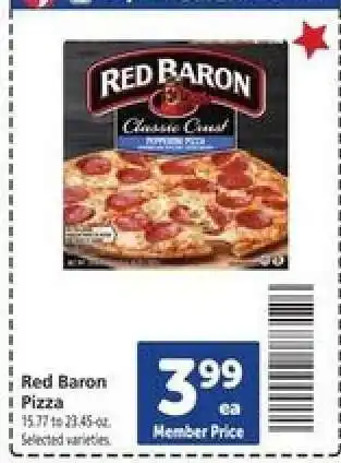 Safeway Red Baron Pizza offer