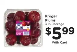 Pick'n Save Kroger Plums offer