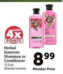 Safeway Herbal Essences Shampoo or Conditioner offer