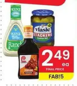 Albertsons Ken's Ranch Dressing, Vlasic Stackers, Sweet Baby Ray's Sauce offer
