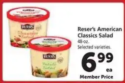 Safeway Reser's American Classics Salad offer