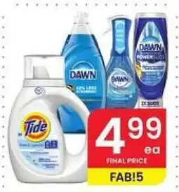 Albertsons Tide & Dawn Products offer