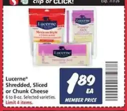 Safeway Lucerne Cheese offer