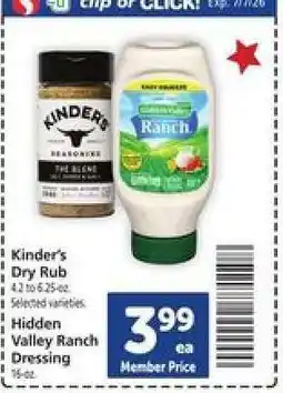 Safeway Hidden Valley Ranch Dressing offer