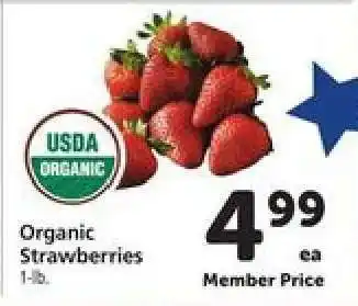 Safeway Organic Strawberries offer