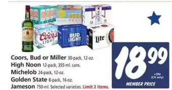 Safeway Coors, Bud or Miller offer