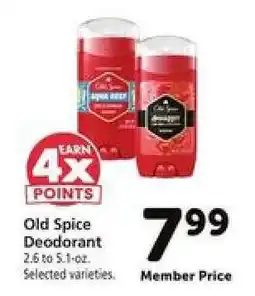 Safeway Old Spice Deodorant offer