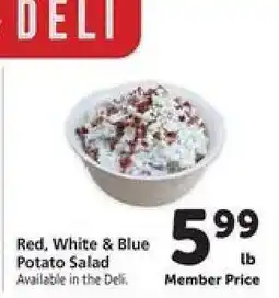 Safeway Red, White & Blue Potato Salad offer