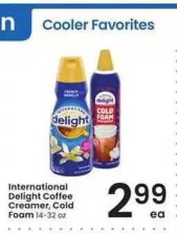 Albertsons International Delight Coffee Creamer, Cold Foam offer