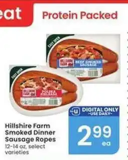 Albertsons Hillshire Farm Smoked Dinner Sausage Ropes offer