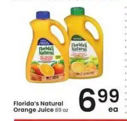 Albertsons Florida's Natural Orange Juice offer