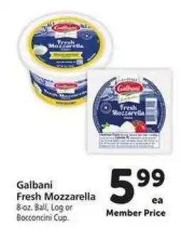 Safeway Galbani Fresh Mozzarella offer